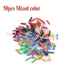 Bike Cable End Caps 50/100PCS Aluminum Alloy Brake Shift Wire Tip Crimp Caps