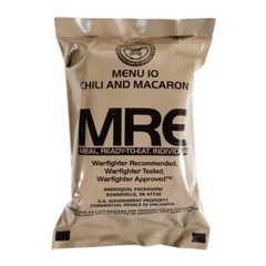MRE U.S. Military Ready to Eat Meals INSP 2026 – Case, 1, 2, 4, 6 Pack Options