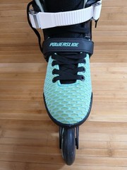 Powerslide Phuzion Xenon Arctic 80 Inline Skates Black Green Men 6 Women 7 UK 38