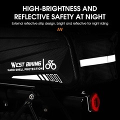 WEST BIKING Waterproof MTB Bike Pannier Bag Bicycle Rear Rack Pack Carrier Bag