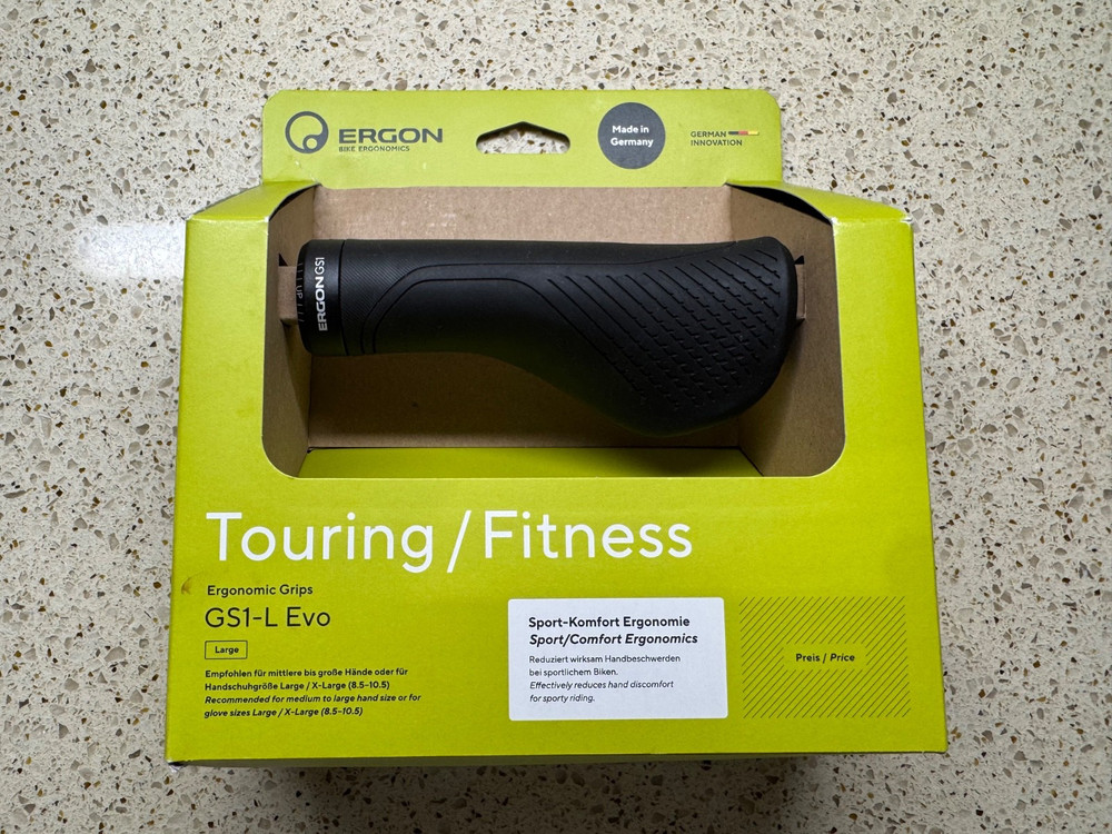NEW Ergon GS1-L Evo Ergonomic Grips Large Black
