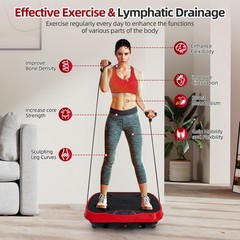 Vibration Platform Plate Whole Body Exercise Fitness Massager Machine Slim 330lb