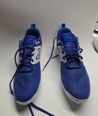 New Balance Fresh Foam X 3000 Baseball Metal Cleats Blue Mens Sz 7.5