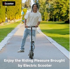 iScooter i8 Electric Scooter, 350W 15.6mph Top Speed Escooter, up to 15 MPH