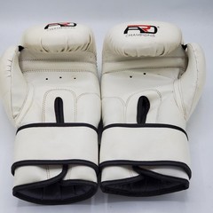 ARD Champs Boxing Gloves – White/Black/Red, Bear Art