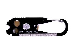 20 In 1 Screwdriver Wrench Keychain Stainless Steel Mini Pocket Multi Tool