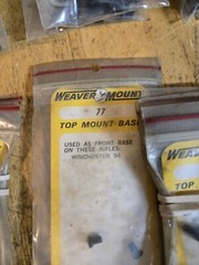 (1) weaver scope mount bases #47-89 (sold individually)