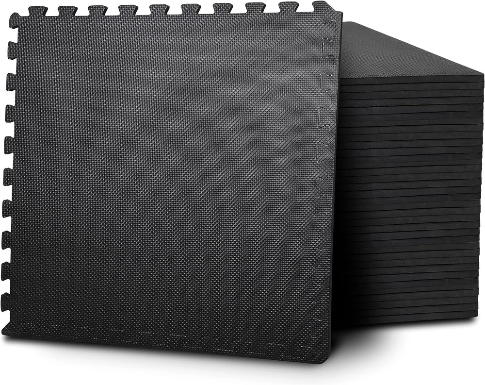 Exercise Puzzle Mat Interlocking Foam Floor Mats for Home Gym Multiple Sizes