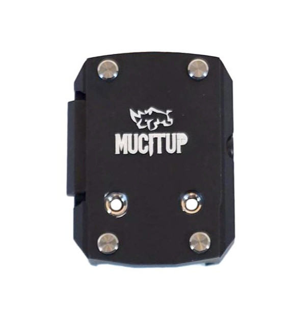 MUCTAC RMSc to Picatinny Adapter 6061-T6 Aluminum 21mm Base Stainless Inserts