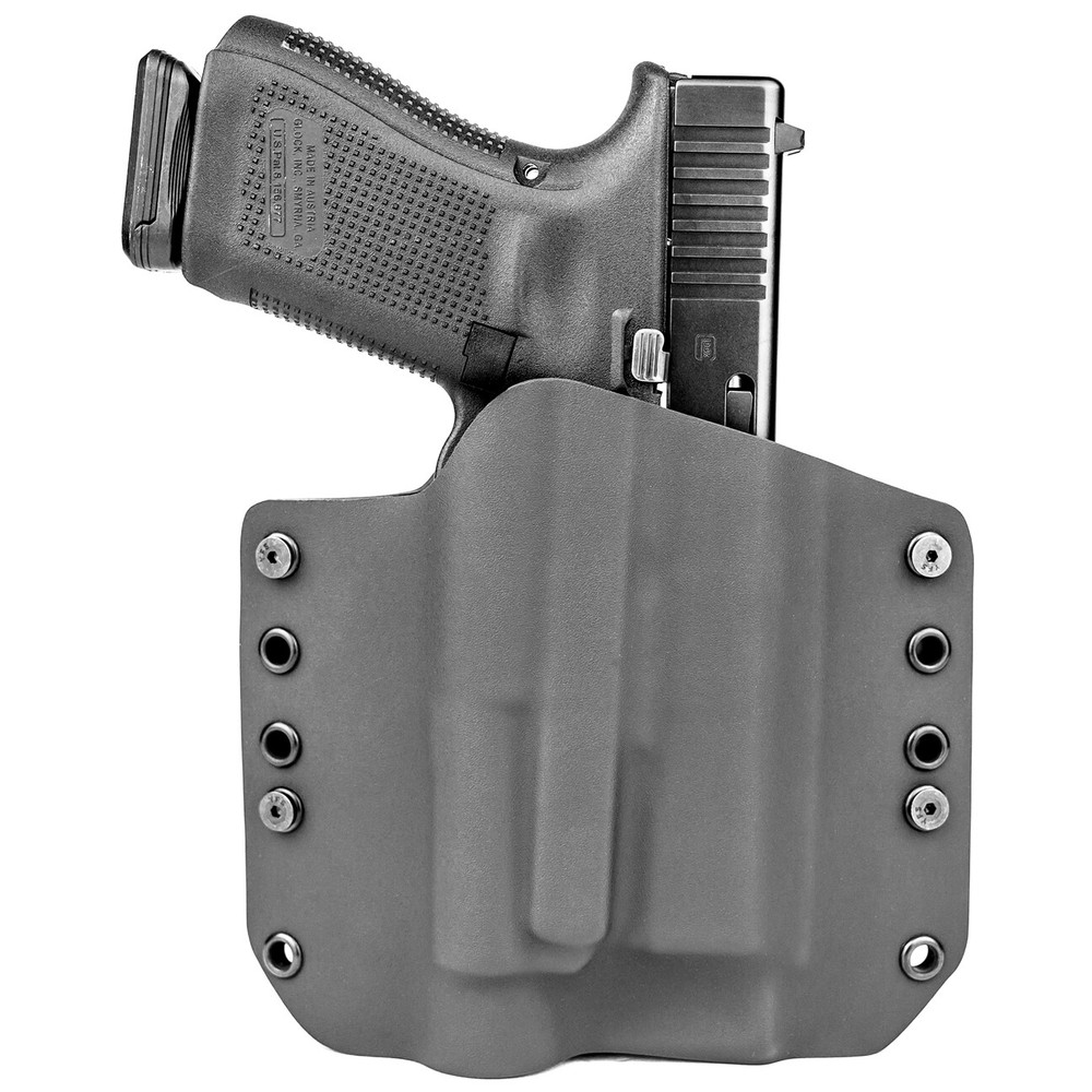 OWB Light Holster for Smith & Wesson Handguns – Olight Baldr S – Optic – Black