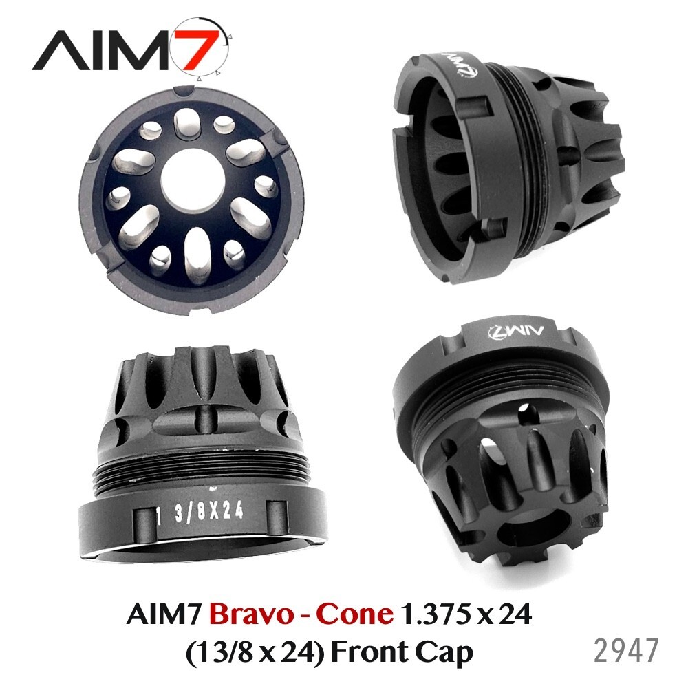 Aim7 Bravo Cone 1.375 x 24 ( 1-3/8×24) Front Bravo Cap