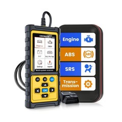 OBD2 Scanner with ABS SRS Transmission, Reset Fault Lights | Check Engine Cod…