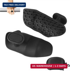 Rypt Grip for Weight Lifting Deadlift Rows-Rubber Anti-Slip Ergonomic Black FAST