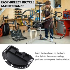 WEST BIKING Maintenance Bike Repair Stand Aluminum Bicycle Workstand Tool Tray