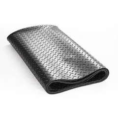 KFFKFF Diamond-Plate Rubber Flooring Roll 3mm x 4ft x 6ft Garage Floor Mat SBR