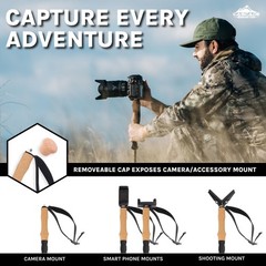 Tain Tech Trekking Poles Carbon Fiber Monopod Walking Or Hiking Sticks With With