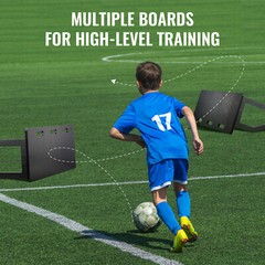 VEVOR 40&Prime;X16&Prime; Soccer Rebounder Board Portable Soccer Wall with 2 Angles Rebound