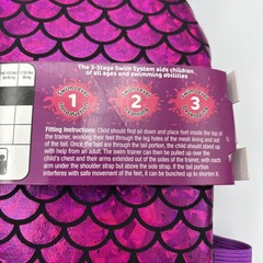 Mermaid Swim Trainer‎ Level 2 Medium/Large 33-55 Pounds Narly Noggins Adventure