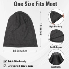 Unisex Anti Radiation Beanie Caps Emf Protection Hat Wifi Microwave Protection.