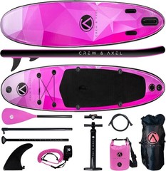 Inflatable StandUp Paddle Board Non Slip SUP W Premium Backpack 3 Fin 10’x33”x6&Prime;
