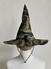 Outdoor Camouflage Hunting Tactical Large Brim Cosplay Wizard Hat