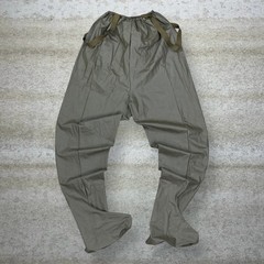 Vintage 90s Military Waders Mens XL Green 100% Polyvinyl Chloride Waterproof