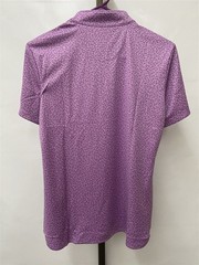 Greg Norman Lavender Hummingbird Print Tulip Short Sleeve Golf Polo Choose Size