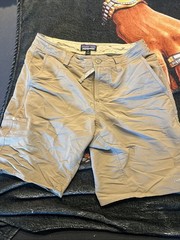 Patagonia Men’s Sz 30 Hiking Shorts Flat Front ~Olive Drab~ Nylon/Elastane