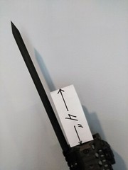 1/2&Prime;OD Steel Picatinny Rail Rifle,Shotgun,Crossbow Spike Bayonet Glass Breaker