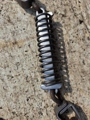 Lot Of (12) T-Bar JC Conner Style Trapping Shock Springs With Swivels