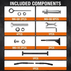 Pull up Bar Wall Mounted – Multifunctional Wall Mounted Pull up Bar for Home Gym