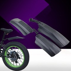 2PCS 20inch/26inch for Fat Tire Snow Bike Bicycle Front&Rear Mud Guard Fenders