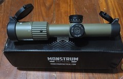 Monstrum Tactical – Alpha Series 1-6×24 First Focal Plane FFP Rifle Scope