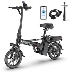 AOVOPRO EB60 Electric Bike for Adults 750W 30-40Miles 22MPH Commuting EBIKE