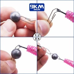 10~30Pcs Cheburashka Cheb Ball Sinkers 2~12g Weight Jig Head Soft Lure Accessory