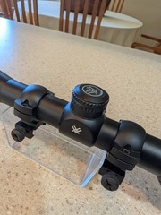 Vortex Copperhead 4x-12X x 44 scope + Vortex 1&Prime; rings — NEAR MINT