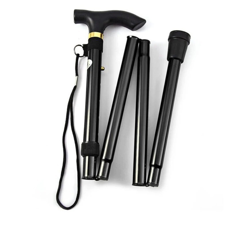 Cane Walking Stick Adjustable Folding walking Aluminum Collapsible Travel Hiking
