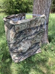 BLACK DEATH Hunting Blind Tree Stand Surround, Camo Forest Fabric – 144&Prime;