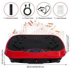Vibration Platform Plate Whole Body Exercise Fitness Massager Machine Slim 330lb