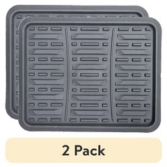 Universal Black Rear Rubber Floor Mat 1 Piece All Weather Protection