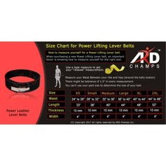 ARD™ Weight Lifting Lever Belt 10mm Heavy Power Strengthen Training Workout Gym