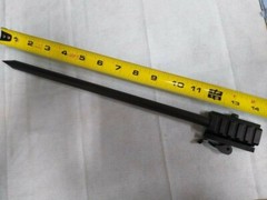 1/2&Prime;OD Steel Picatinny Rail Rifle,Shotgun,Crossbow Spike Bayonet Glass Breaker