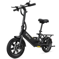 DYU 14&Prime; Folding Electric Bike for Adults Teens, 350W 36V/7.5AH, Commuter City🔥