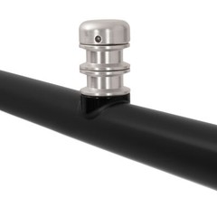 Black Powder Coated Wakeboard Tower 2.25&Prime; Tube Aluminum For Boat with Hardware