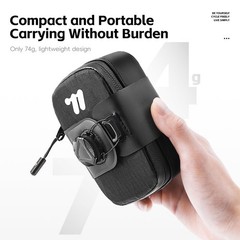 WEST BIKING Mini Bicycle Saddle Seat Bag Locking Knob Cycling Tail Bag 0.2L