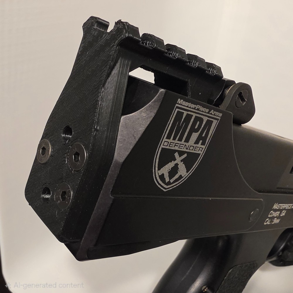 Picatinny Rail Optic Adapter for MasterPiece Arms MPA Defender – PETG