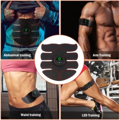 1Pcs Rechargeable Abdomen Muscle Exercise ABS Stimulator Fitness Binder Home Use