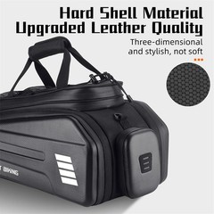 WEST BIKING E-Bike Battery Bicycle Pannier Waterproof Rear Rack Carrier Bag 20L