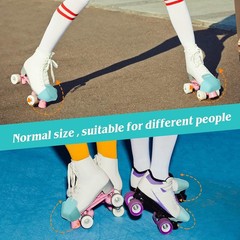 Unisex Child Roller Skate Toe Guards – 2 Durable Artificial Leather Protectors