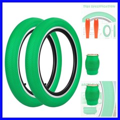 20 inch Kids Bike Tire Colorful Anti-Slip Tire 20 x 2.4 inch Foldable Replace…